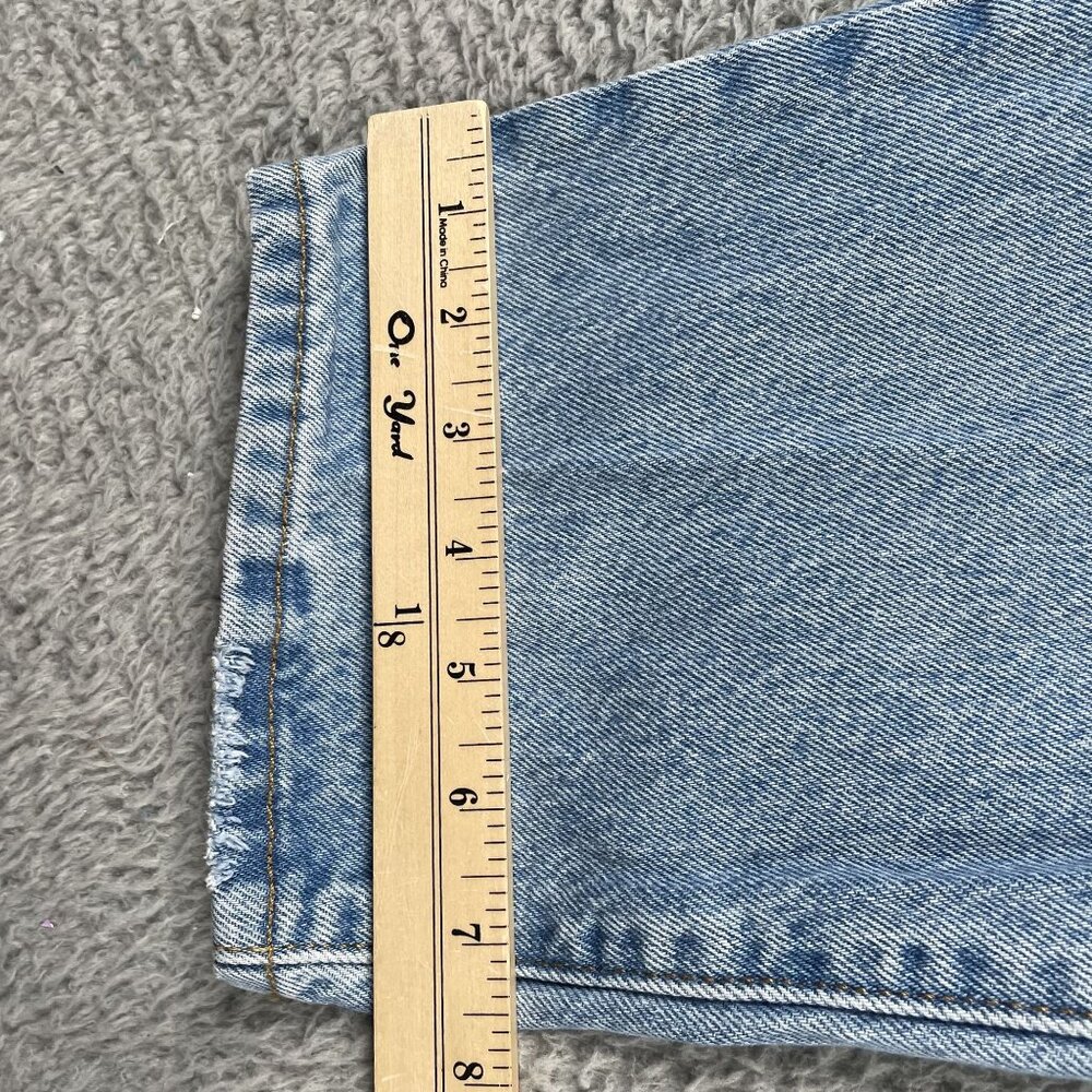 Levis 501XX Jeans Mens 32x30 Light Wash Button Fly Straight Leg Denim - Picture 7 of 9